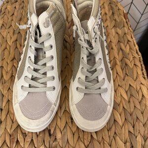 Vintage Havana White High-Tops